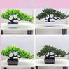 Plastic Faux Juniper Bonsai Tree Indoor Decor Green Artificial Plant For Home