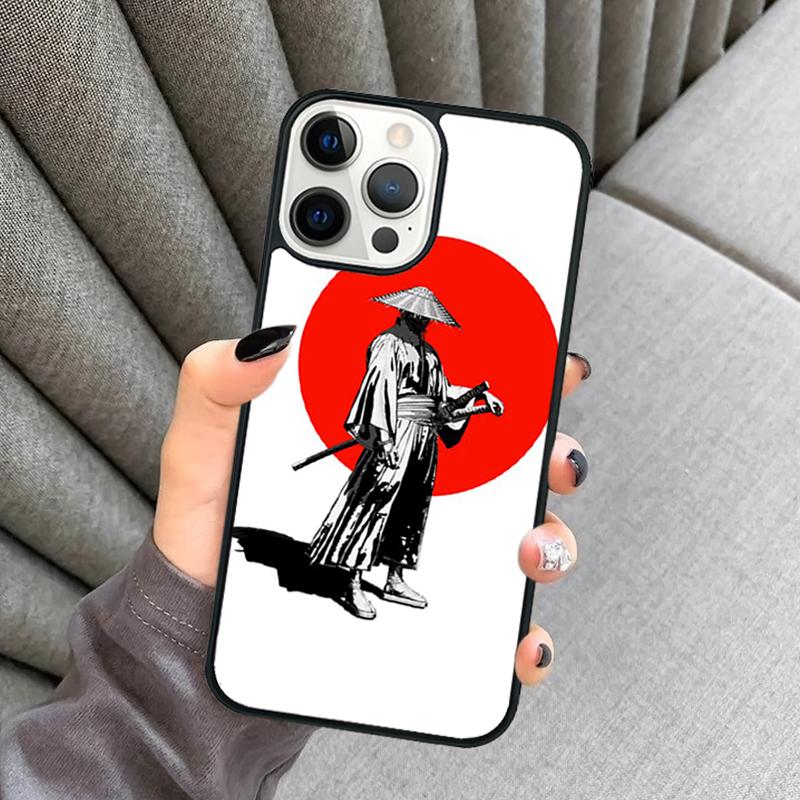 Samurai Phone Case For iPhone 17 Air 16 16e 15 13 14 Pro Max 11 12 Plus 2022 MAX Shell Cover Coque