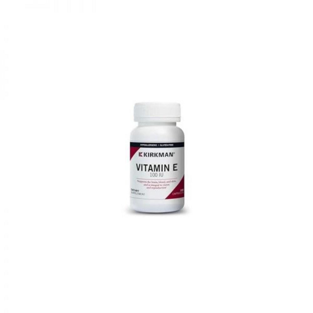 Kirkman Vitamin E 100 U Capsules 1 Pcs 100 Tablets