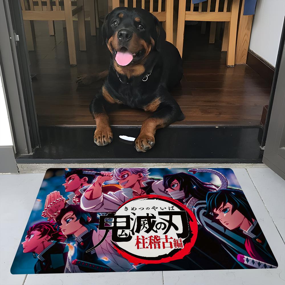 Demon Slayer Floor Mat Nordic Style Home Doormat Bathroom-Toilet Mats Bedroom el Decor Mat
