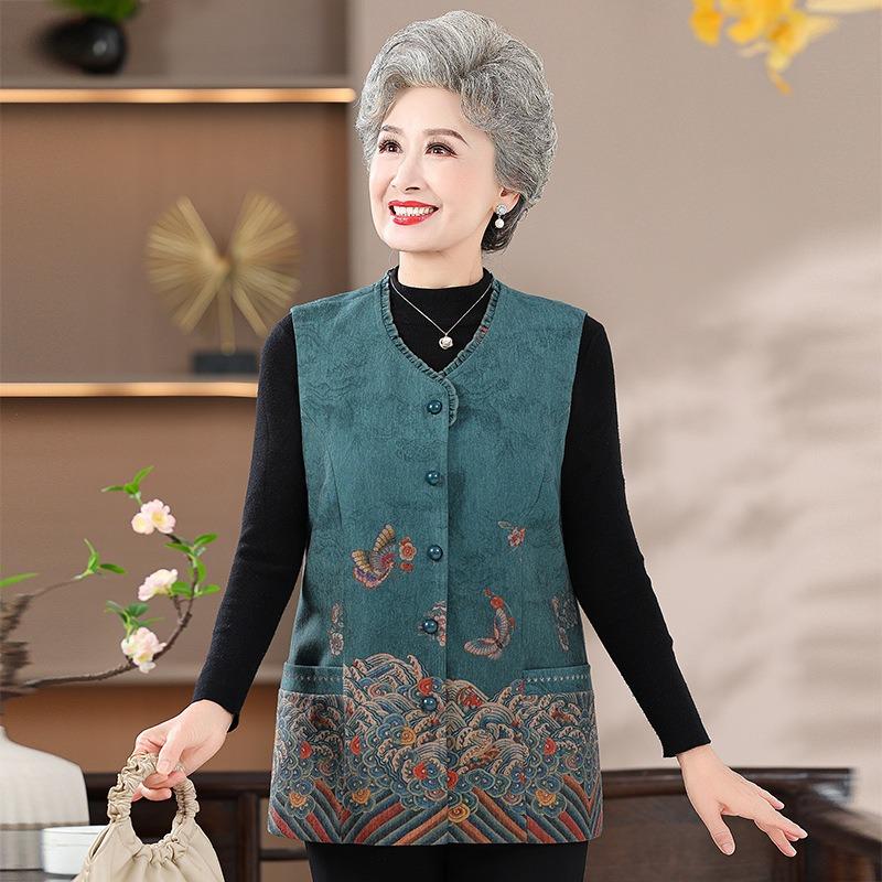 Vesta dámská jarní vesta vesta vesta tenká vesta pro starší dámu