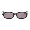 Prada Stylish Simple Acetate Oval Sunglasses Women's Black
