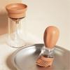 Silicone Brush Kitchen Oil Bottle 2 in 1 Oil Brush Dispenser Seasoning Bottle  Cooking