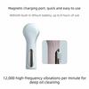 Waterproof Silicone Facial Cleanser Ultrasonic Heated Facial Brush Face Scrubber  Household Use