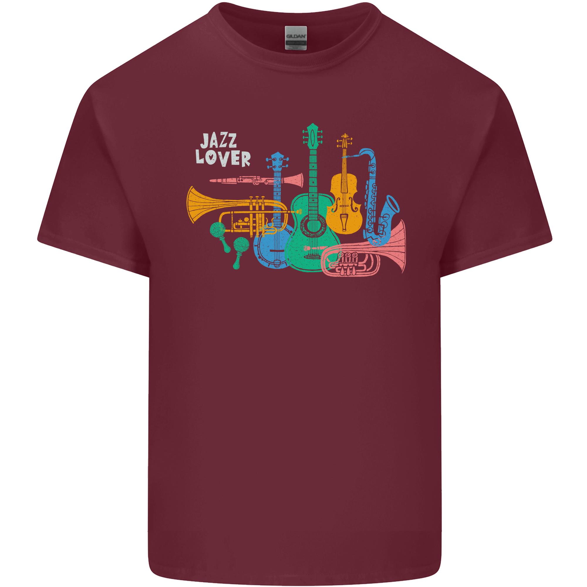 Jazz Lover Musical InstruUnisexts Guitar Unisexs Light Cotton TShirt S