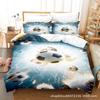 3D Football Series Bedding Set Sports Quilt Cover and Pillow Case 2/3 Pieces Suitable for Home Decoration of Boys' Football Fans' Rooms