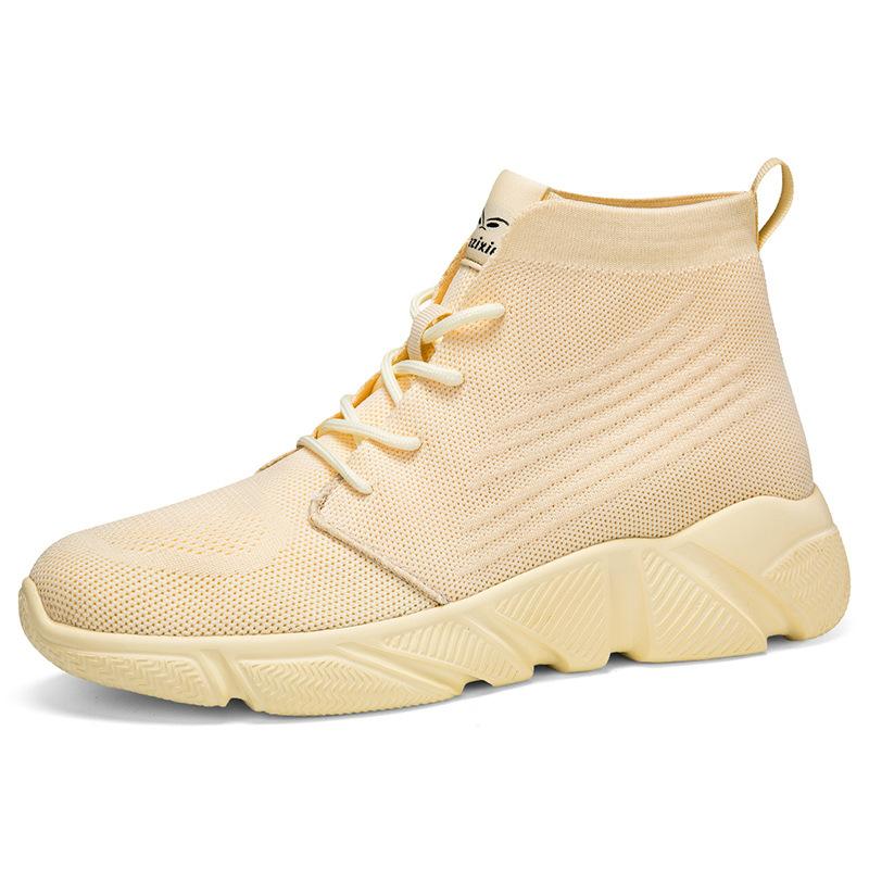 

Новые кроссовки-носки из летучего трикотажа, мужские и женские спортивные легкие кроссовки для бега, бархатные теплые для пары 47