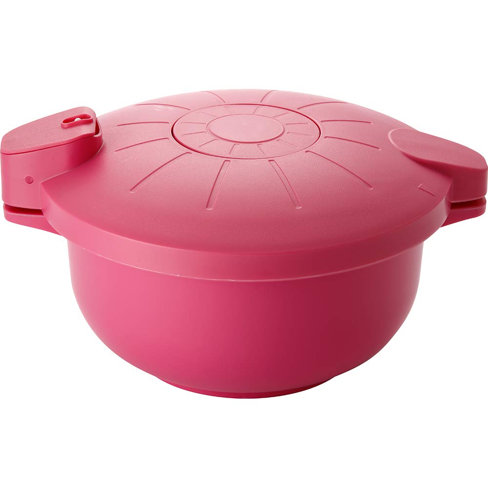 Meyer Microwave Pressure Cooker Easy 3, 2.3L, Polypropylene, Cooking, Time-Saving, Rose, MPC3-2.3RO