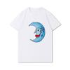 S-3XL 100 Fantasie Harajuku Grafica Estiva Bianca Magliette Donna Stampate Casual Maniche Corte Top Girocollo