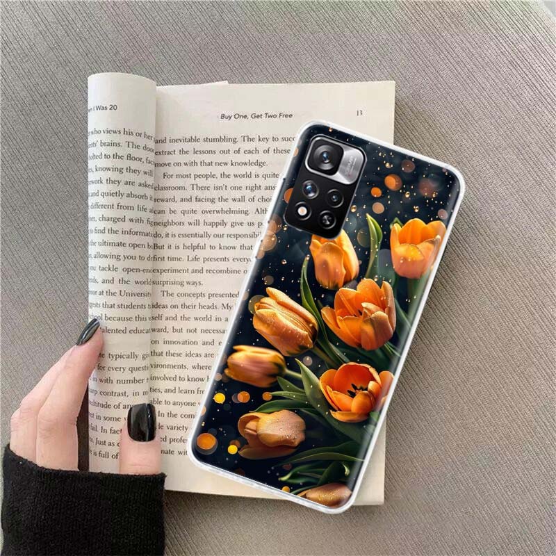 Tulips are Already in Full Bloom Phone Case For Redmi Note 13 12 Pro Plus 14 15 Pro 5G 11 11T 11E 11S 10 Pro 10S 9 9S Cover Cell