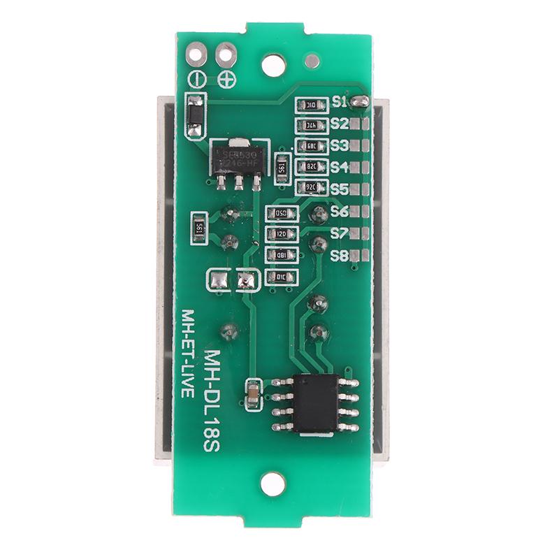 4.2V Display Electric Vehicle Battery Power Tester Li-Ion 1-8S 1S/2S/3S/4S Single 3.7V Lithium Battery Capacity Indicator Tester