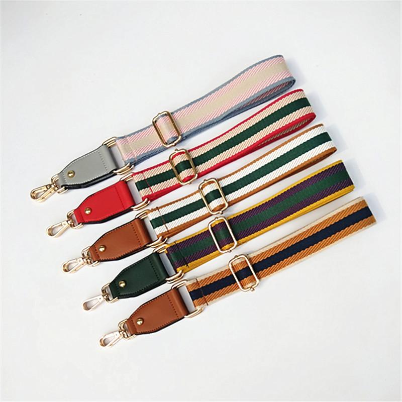Wide Shoulder Strap Accessories Color Bag Replacement Adjustable Strap One Shoulder Oblique Cross Ethnic Style Bag Strap New