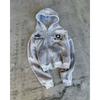 Completo con Felpa con Zip e Pantaloni della Tuta Vintage Y2K - Streetwear Hip Hop per Adolescenti