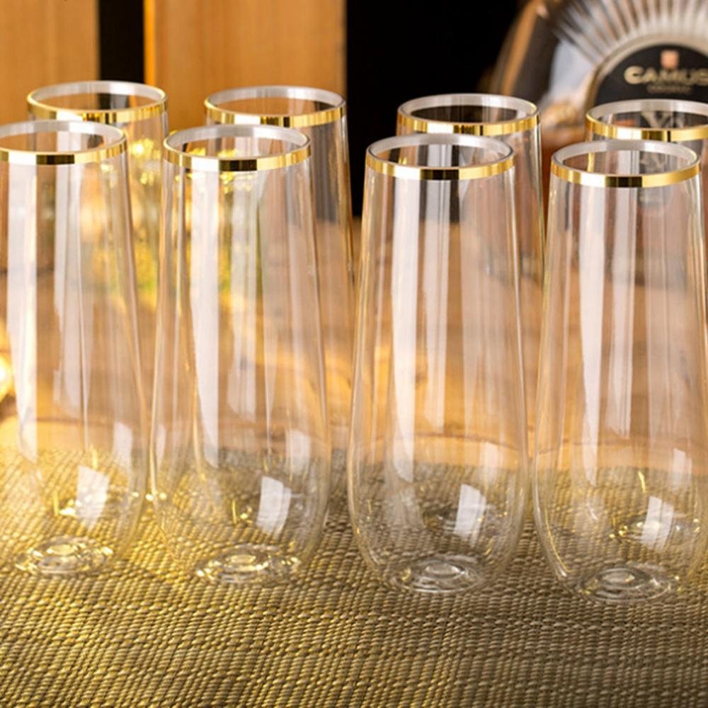 Plastic Champagne Whiskey Cup Disposable Party Tableware