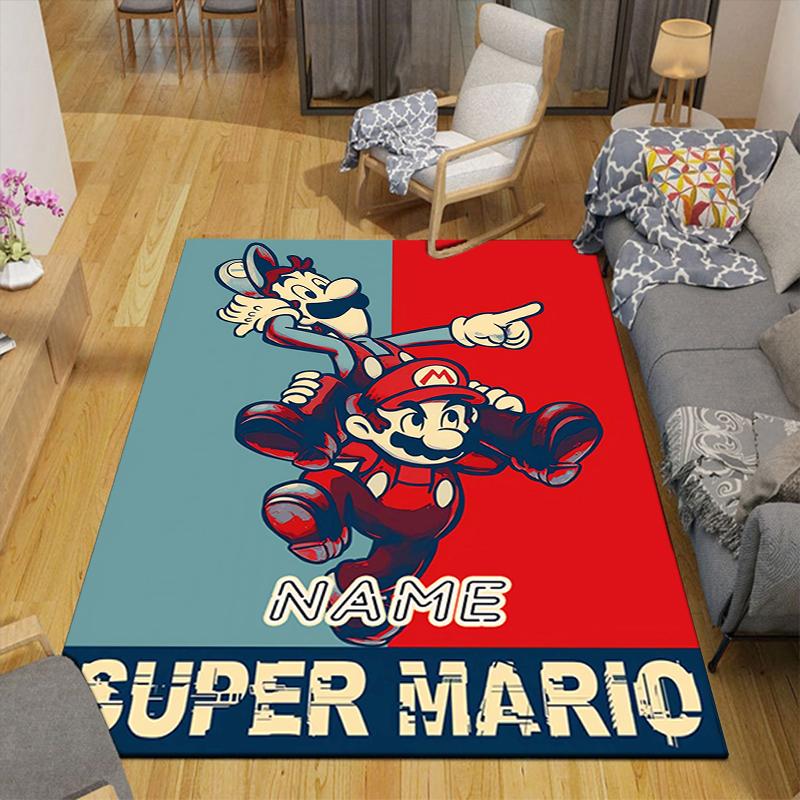Custom 1Pc Mario Yoshi Adventure Rug Office Carpet Indoor Outdoor Entrance Doormat Nonslip Soft And Comfortable Living Room D2915172