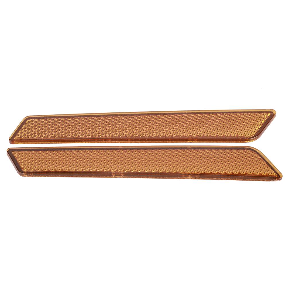 Pair of Saddlebag Reflector   Cover   Warning Large Size Fit for   FLT FLHT 2014-2017