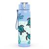 1PC Multiple Sea Turtles Ocean Print 750ml Color Plastic Sports Water Bottle Leakproof Flip Straw Lid Suitable for Sports Office Home Use