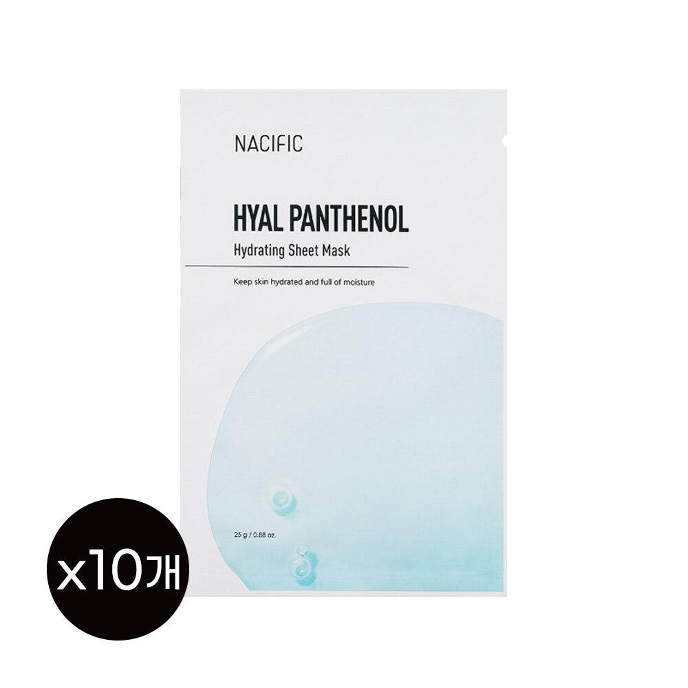 NACIFIC Hyal Panthenone Hydrating Sheet Mask x10