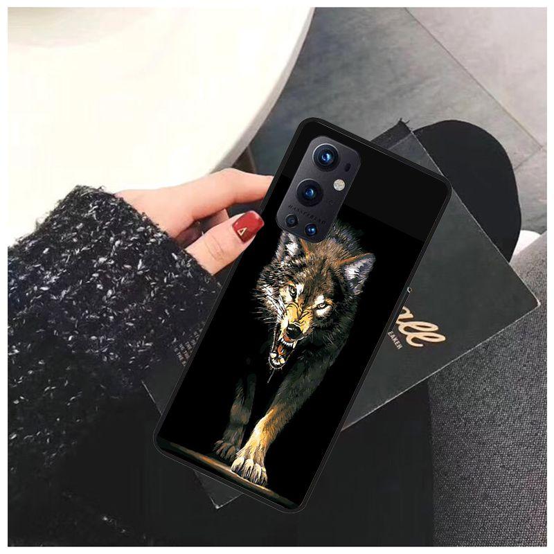 Für OnePlus Nord N10 N100 Fall CE 5G Funda Angry Wolf Face Soft Cases für One Plus 6 5T 6T 7T 8T 8PRO 9PRO Telefonabdeckung Coque