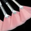 Pincel de Maquiagem em Forma de Leque Pincel para Máscara Facial Pincéis Aplicadores Macios Ferramenta de Beleza Facial Ferramenta Diy