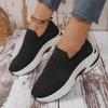 Women's Shoes 2024 Hot Selling Slip-On Women's Vulcanized Shoes Autumn Breathable Mesh Solid Color Outdoor Leisure Large Size