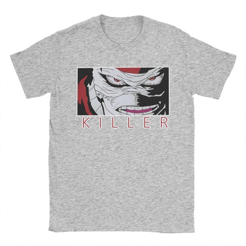 hero killer stain T Shirt for Men Cotton Hipster TShirts Crew Neck  Tees Short Sleeve Tops Plus Size