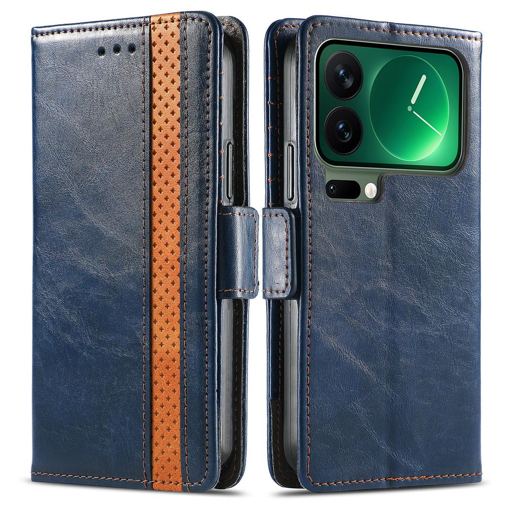 CASENEO For Xiaomi 17 Pro Max Phone Cases PU Leather Cover Stand with RFID Blocking Wallet