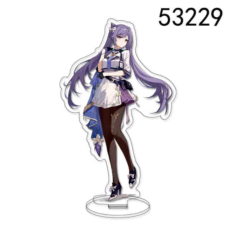 Genshin Impact 15cm Character Standees: Kazuha, Venti, Noel, Albedo, Yae Miko, Keqing.