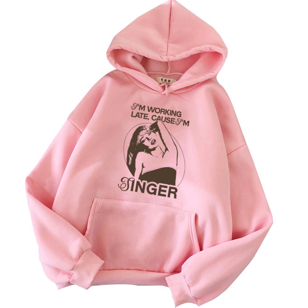 

Сабрина Карпентер Мужские Женские Худи Осень Зима Оверсайз Удобные Толстовки Длинный Рукав Круглый Вырез Спортивный Костюм 2XL