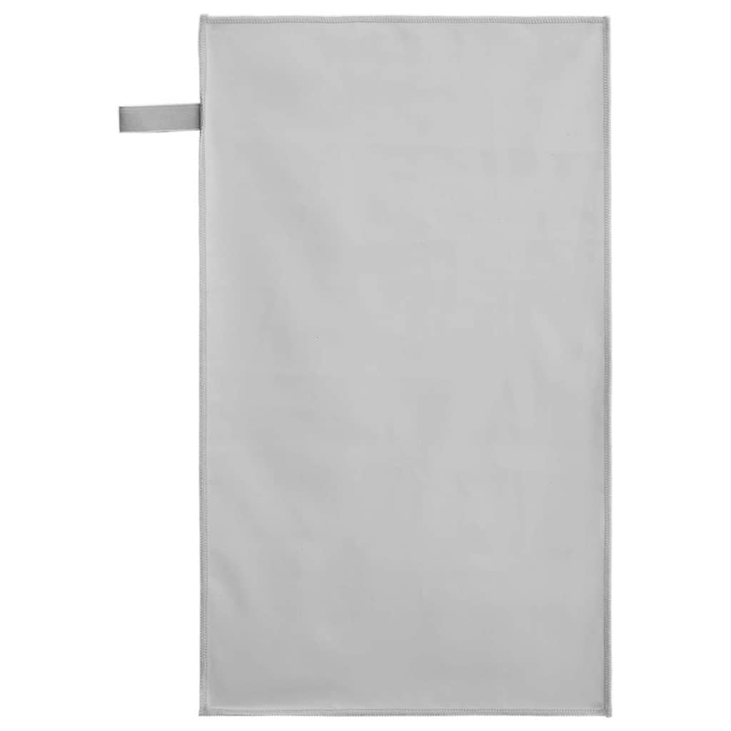 Sports Hand Towels 2 Pcs Grey 50 X 30 Cm Polyester and Polyamide