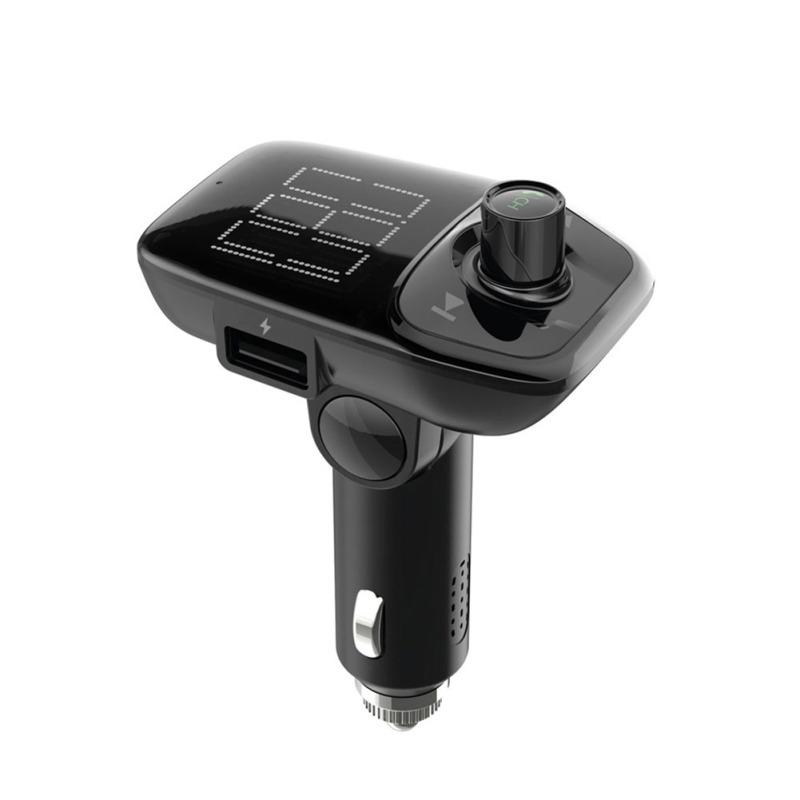Satın alın Bluetooth Car Kit Handsfree Calling Wireless FM Transmitter