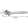 TONE MWR-300 Adjustable Wrench with Scale 300mm Length Hand Tool