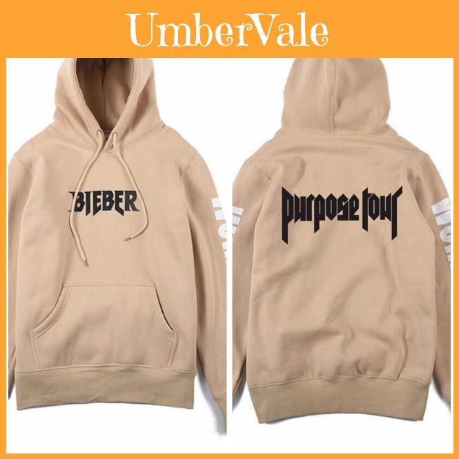 Bieber Purpose Justin The World Tour Fashion Hoodie Pullover Sweatshirt