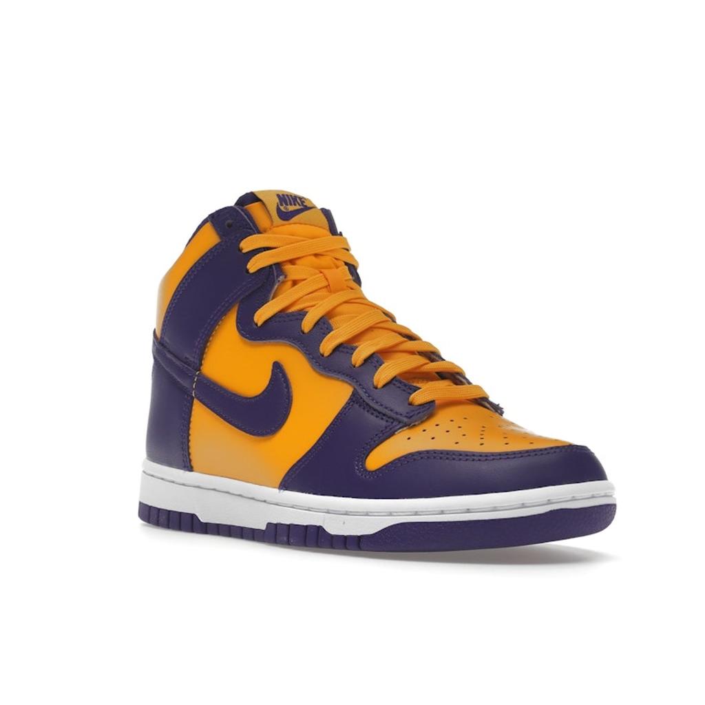 Nike Dunk High Lakers Unisex Sneakers Purple Court-Purple University-Gold DD1399-500