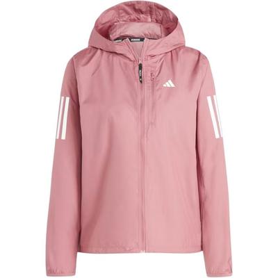 Own The Run Bunda Reflexný Pruh Vetrovka S Kapucňou Na Zips Dlhý Rukáv Bunda Dámska Bunda Tmavo Červená IM5403