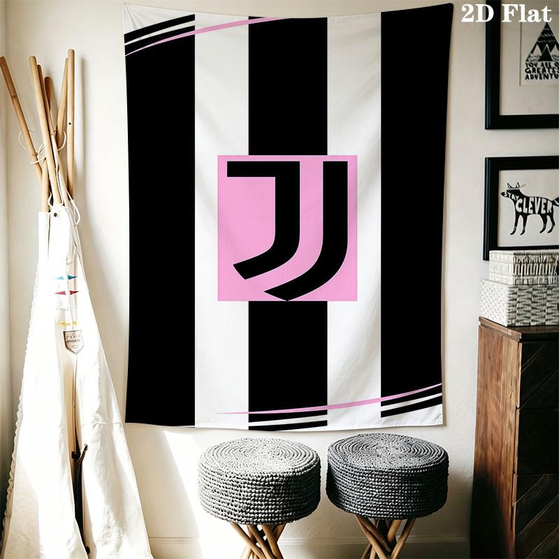Juventus Logo Minimalist Threepiece Set 1 Duvet Cover 2 Pillowcase Without Core Soft And Comfortable Christmas Birthday Gift