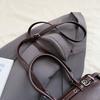 Elegant PU Handbag for Women Classic Barrel Shape Design with Dual Handles and Adjustable Shoulder Strap
