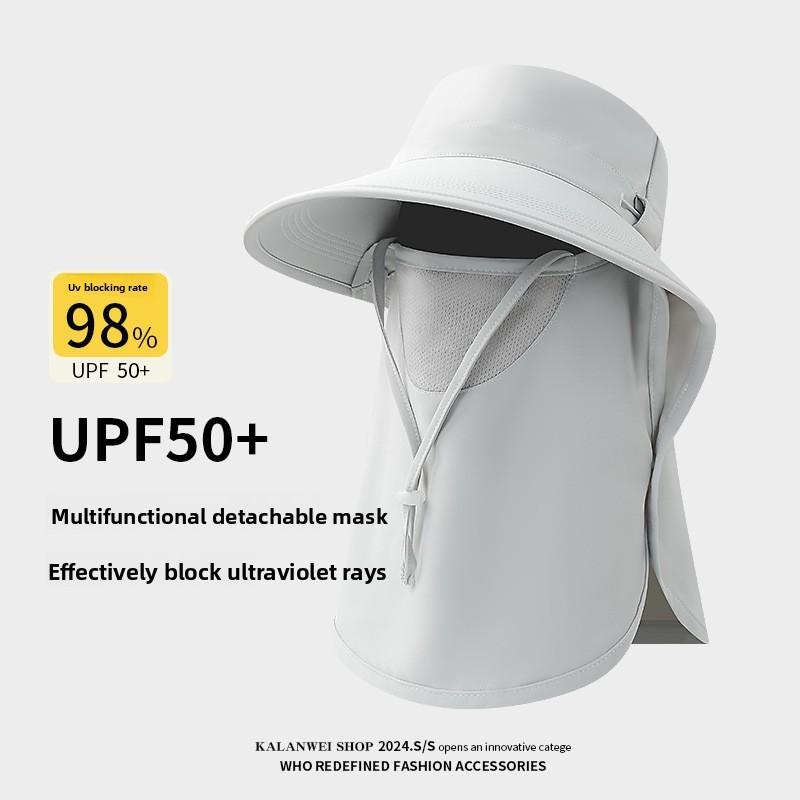 Sun Protection Mask With Breathable Ice Silk Fabric For Outdoor Activities