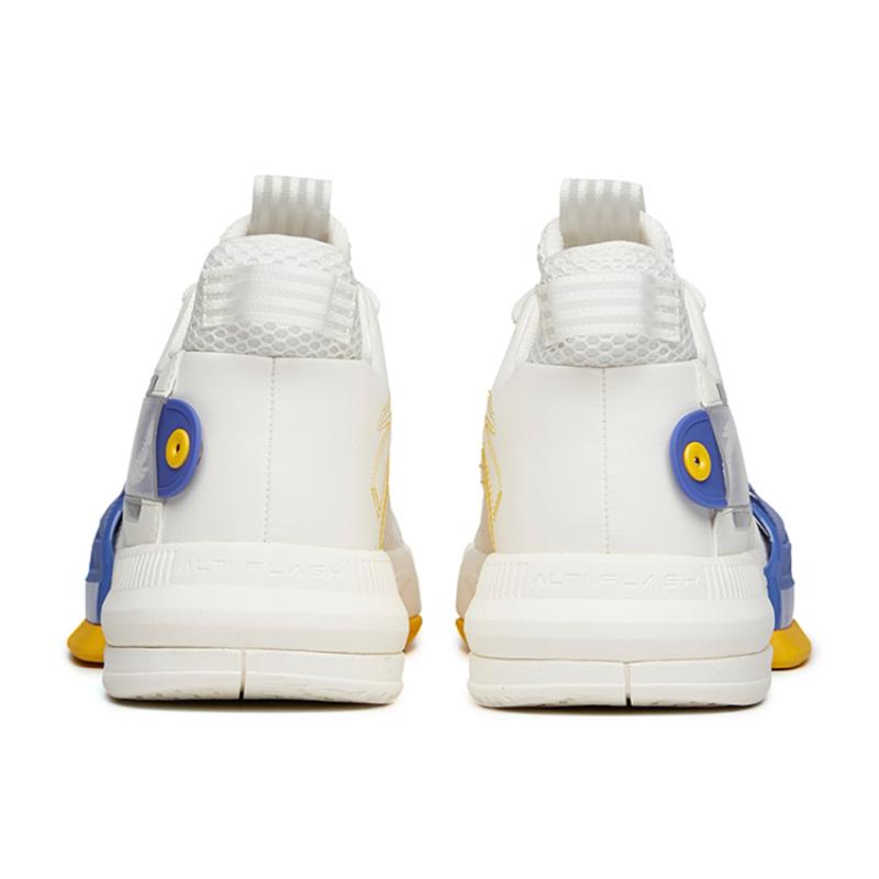 Anta Craze 2 Abrasion Resistant Breathable Low Top Basketball Shoes White Purple Sneakers 112141640S-4