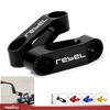 For Honda Rebel 300/500/1100 2017-2025 CNC Rearview Mirror Risers Extenders Kit