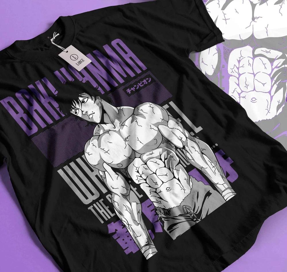 Baki The Grappler TShirt Baki Hanma Unisexga Yujiro Hanma Baki Anime Gift Shirt334 S