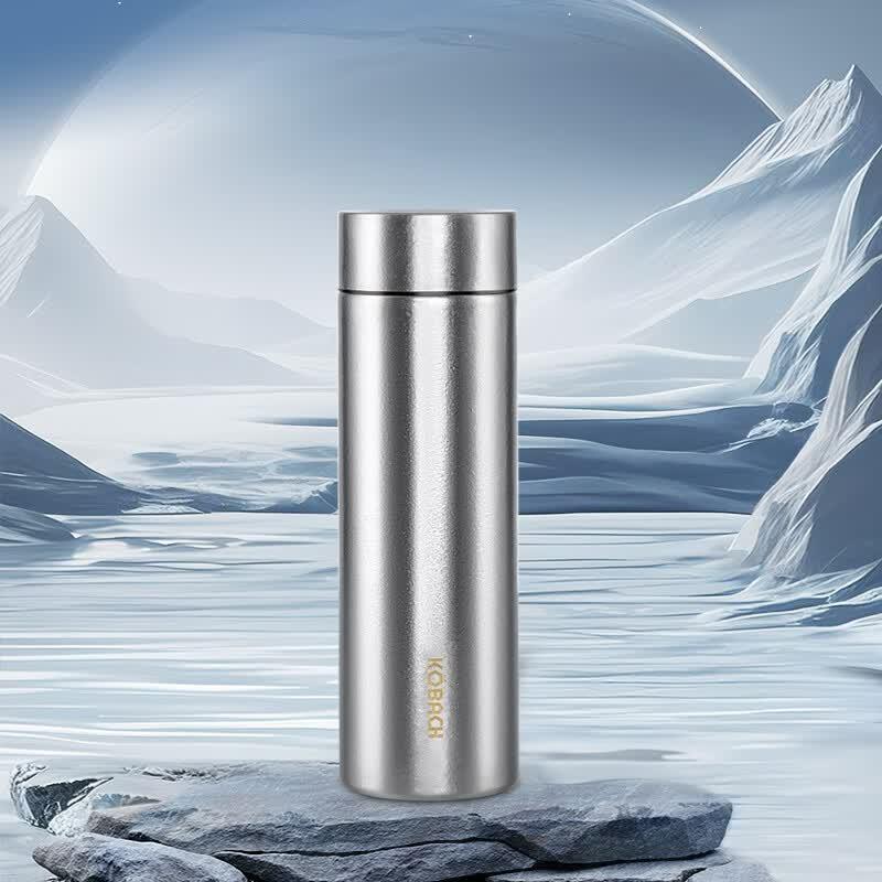 KOBACH Pure Titanium Insulated Water Bottle