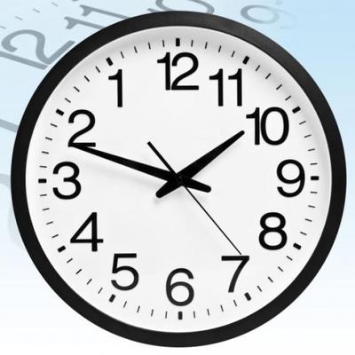 Wall Clock with Inverted Numbers