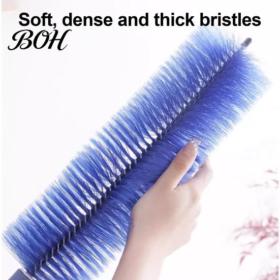 Extendable Duster for High Ceilings Bendable Cleaning Brush, Washable Dust with Flexible Head, Reusable Brush Curtains Effective Lightweight