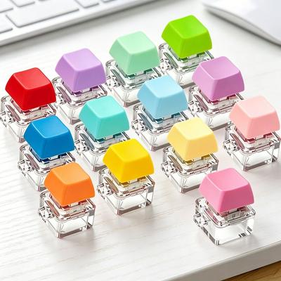 Keyboard Fidget Toys Keyboard Fidget Keychain Decompression Toys Keyjcap Clicker Fidget Toy Stress Relief Fingertip Gadget