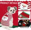 3-Pack Christmas Dog Sweaters Christmas Dog Sweater Santa Claus Sweater Snowman Sweater Knitted Sweaters for Small Dogs