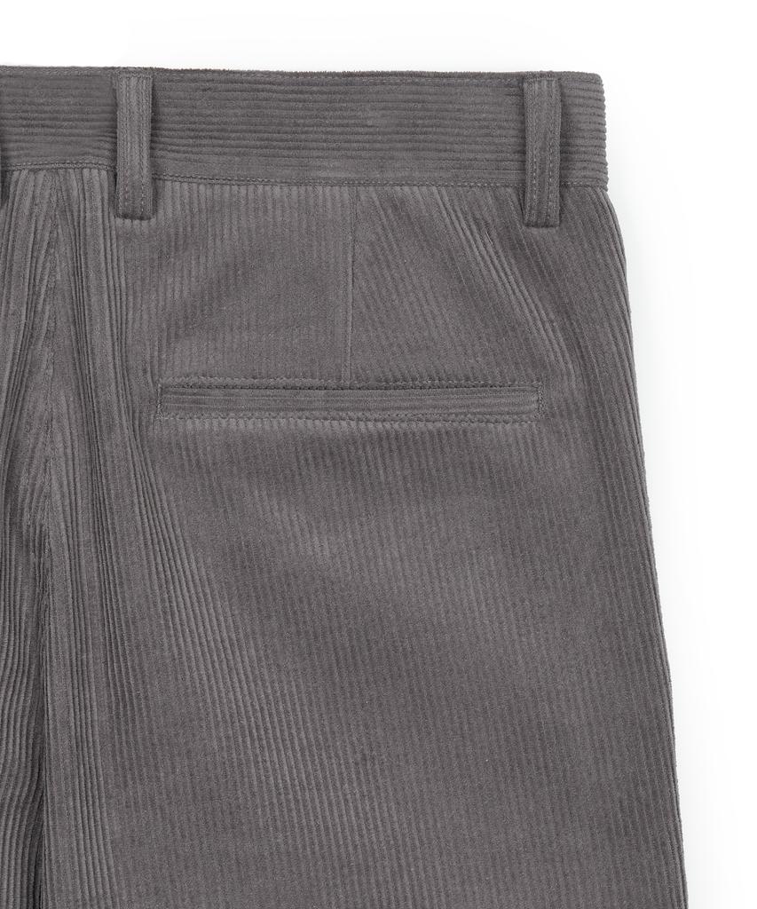 GUVO Corduroy Straight Pants, Gray