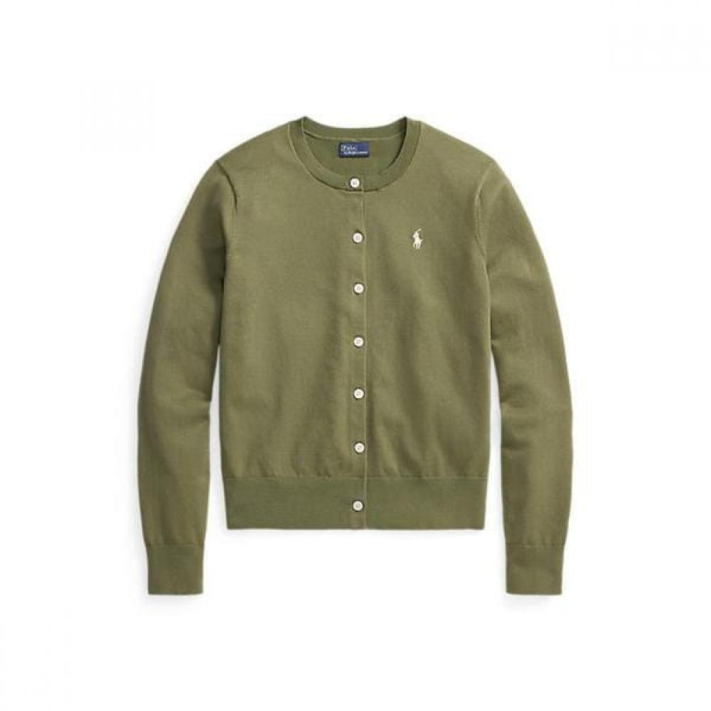 Polo Ralph Lauren Women S Cotton Crewneck Cardigan wmpoSwendw20540300