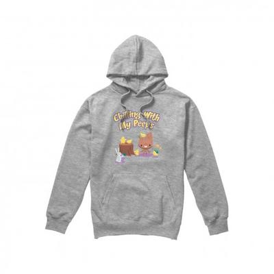 Herren Chilling With My Peeps Groot Kapuzenpullover
