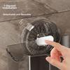 Transparent Suction Cup Tissue Box Plastic Face Towel Dispenser Wipes Holder  for Bathroom